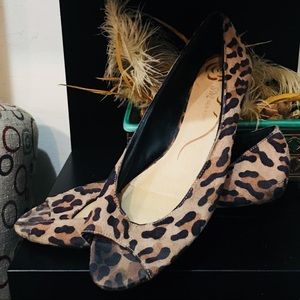 SM New York Leopard Wedge Sandal